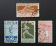 1940 Turkey 11th Balkan Athletic Games / Sports Complete Set Of 4 Postally Used Values - Gebruikt