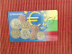 Coins Euros Prepaidcard Mint 2 Photos Rare - Met Chip