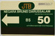 Brunei JTB $50 Definitive Card (without Small T In Middle  Bottom) - Brunei