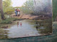 Paire De Petits Tableaux Paysages Animés École De Barbizon XIXème - Oils