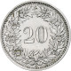 Monnaie, Suisse, 20 Rappen, 1956, Bern, TTB+, Cupro-nickel, KM:29a - Autres & Non Classés