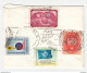 UN Multifranked Small Letter Cover Travelled To Germany B180710 - Brieven En Documenten