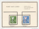 Saarland EUROPA CEPT 1957 & 1958 First Day Cards Bb151228 - Cartes-maximum