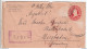 US Postal Stationery Stamped Envelope Travelled 1914 NY To Wiesbaden, Germany Registered Bb161110 - 1901-20