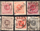 Delcampe - 1902. SWEDEN. 45 CLASSIC ST. WITH NICE POSTMARKS LOT, VERY FEW WITH FAULTS, 7 SCANS - 1872-1891 Ringtyp