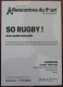 PUB PUBLICITE EXPOSITION BD RUGBY AIX EN PROVENCE DESSINATEUR GUILLAUME BOUZARD - Rugby