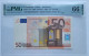 50 Euro 2002, Trichet, Germany X29129444507, Printer R028, PMG66 GEM UNC,  Exceptional Paper Quality - 50 Euro