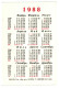 Delcampe - Soviet Russia Children Cartoons 10 Pocket Calendars Lot USSR 1988-1992 Publ: Kr. Pr. Moscow - Formato Grande : 1981-90