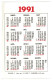 Delcampe - Soviet Russia Children Cartoons 10 Pocket Calendars Lot USSR 1988-1992 Publ: Kr. Pr. Moscow - Grossformat : 1981-90