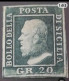 Sicilia 1859 20 Gr Grigio Ardesia N 13 - Sicile