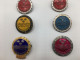 Delcampe - Simborgarmärket, Sweden 200m Swimming Pins, Collection Of 8 Vintage Metal Pins - Natation