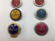 Delcampe - Simborgarmärket, Sweden 200m Swimming Pins, Collection Of 8 Vintage Metal Pins - Swimming