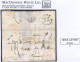 Ireland Maritime Cork 1844 Cover To France With Boxed INDIA LETTER/COVE And COVE FE 19 1844 Cds - Préphilatélie