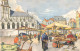 BELGIQUE - Bruxelles - Place De La Chapelle - Colorisé - Carte Postale Ancienne - Marktpleinen, Pleinen