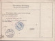 1904. DANMARK. Coat-of Arms. Large Corner Figures. 6 Ex 20 Øre Blue. Perf. 12 3/4 + 15 øre O... (Michel 36B+) - JF444496 - Cartas & Documentos