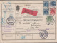 1910. DANMARK. King Frederik VIII. 3 Ex 20 Øre + 10 + 5 Øre As 75 øre Franking On Adressebrev ... (Michel 55) - JF444503 - Lettres & Documents