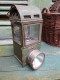 Ancienne Lanterne Lampe à Bougie Et Électrique Allemande / Lampe Gare Train Militaire - Chemin De Fer