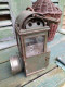 Delcampe - Ancienne Lanterne Lampe à Bougie Et Électrique Allemande / Lampe Gare Train Militaire - Chemin De Fer