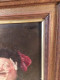 Delcampe - Ancien Tableau Peinture Portrait Homme Riant École Allemande Signée R. Berker - Olieverf