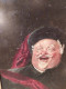 Delcampe - Ancien Tableau Peinture Portrait Homme Riant École Allemande Signée R. Berker - Olieverf