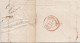 34232# BELGIQUE LEOPOLD MEDAILLON FILIGRANE SIMPLE N° 7A à Vérifier LETTRE Obl P 19 BOOM 1856 ROUGE Pour GOSSELIES - 1849-1865 Medaillen (Sonstige)