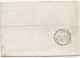 34233# BELGIQUE LEOPOLD MEDAILLON ARRONDI N° 11A LETTRE Obl P 27 CHIMAY 1863 Pour GOSSELIES - 1849-1865 Medallions (Other)