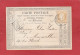 Carte Postale -Type Cérès 15C - Nord - GC 1953 - Lannoy Du Nord Vers Annoeullin 1873 - Cartes Précurseurs