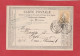 Carte Postale -Type Cérès 15C - Jura - GC 2082 Lons Le Saunier Vers Lyon 1873 - Cartes Précurseurs