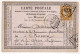 !!! CARTE PRECURSEUR CERES CACHET DE CHATEAU CHINON (NIEVRE) 1875 - Cartes Précurseurs