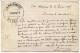 !!! CARTE PRECURSEUR CERES CACHET DE CHATEAU CHINON (NIEVRE) 1875 - Cartes Précurseurs