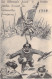 Illustration Militaria - Les Allemands Fuient - 1914 - Baionnettes Francaises - Carte Postale Ancienne - - Autres & Non Classés