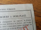 Chaumont 1922, Demande D'un Titre De Parcours (SNCF) A Demi-Place, Mme Chourot école De Donnemarie, Timbre Sec - Other & Unclassified