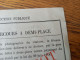 Chaumont 1922, Demande D'un Titre De Parcours (SNCF) A Demi-Place, Mme Chourot école De Donnemarie, Timbre Sec - Altri & Non Classificati