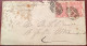 ALMWCH 1863 (Wales, Isle Of Anglesey) RARE B49 Numeral Transatlantic Mail Cover>St John New Brunswick Canada (GB QV 3d - Storia Postale