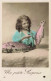 ENFANTS - Petite Fille Tenant Un Poisson - Ma Petite Surprise - Colorisé - Carte Postale Ancienne - Humorous Cards