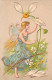 Fantaisie - Fée Effeuillant Une Marguerite - Je T'aime Tendrement - Carte Postale Ancienne - - Fairy Tales, Popular Stories & Legends