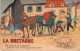 FRANCE - La Bretagne - En Voiture Les Voyageurs Pour La Ville De Plougastel Daoulas - Carte Postale Ancienne - - Bretagne