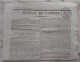 JOURNAL DE L'EMPIRE 26 1813 JUILLET DANEMARCK POMERANIE HONGRIE SUISSE AUTRICHE BAVIERE BOHEME BADE - Newspapers - Before 1800