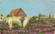 ARTS - Peintures Et Tableaux - Des Moutons Dans La Prairie - Carte Postale Ancienne - Malerei & Gemälde