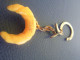 Porte-Clé  Ancien/ Boulangerie  /" Mini- Croissant"/ Factice/ Avec Chaînette/Vers 1960-1980     POC677 - Key-rings