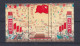 Chine 1964 ,  Bloc De 3 Timbres Anniversaire De La Fondation , N° 824 A – 825 A – 826 A  , Scan Recto Verso - Used Stamps