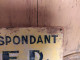 Delcampe - Ancienne Plaque Correspondant Dépôt Chemins De Fer Départementaux - Trains & Avions