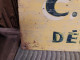 Delcampe - Ancienne Plaque Correspondant Dépôt Chemins De Fer Départementaux - Treni & Aerei