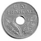 FRANCE / ETAT FRANCAIS / 20 CENTIMES / 1943 / ZINC / 2.97 G - 10 Centimes