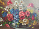 Delcampe - Tableau Bouquet De Fleurs Printanières Signé Louis Andrey - Oelbilder