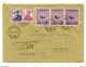 Romania Letter Cover Posted Registered 1957 Huedin To Siak B201101 - Cartas & Documentos