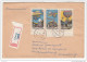 Space Stamps Registered Travelled 19?? Czechoslovakia To Luxembourg Bb160429 - Other & Unclassified