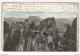 Saxon Switzerland Old Postcard Posted 1903 Bastei To Breaunschweig B200405 - Bastei (sächs. Schweiz)