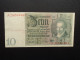 ALLEMAGNE : 10 REICHSMARK   22.1.1929 (1941-1942)    C.A. 173b, *  / P 180a Bis Ou B Et B Devient C)   TTB+ ** - 10 Reichsmark