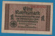DEUTSCHES REICH 1 REICHSMARK ND # 133.394334 P# R136 Reichskreditkassenschein - Autres & Non Classés